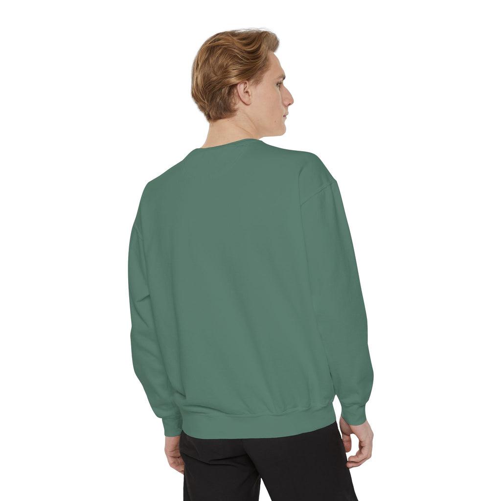Unisex White Vintage Ship Graphic Cotton Blend Sweatshirt