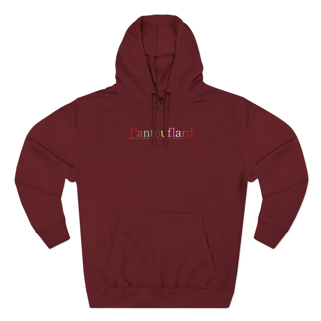 Old Money Aesthetic Premium Hoodie - Pantouflard Colorful Logo (Lane Seven 3-End Fleece)