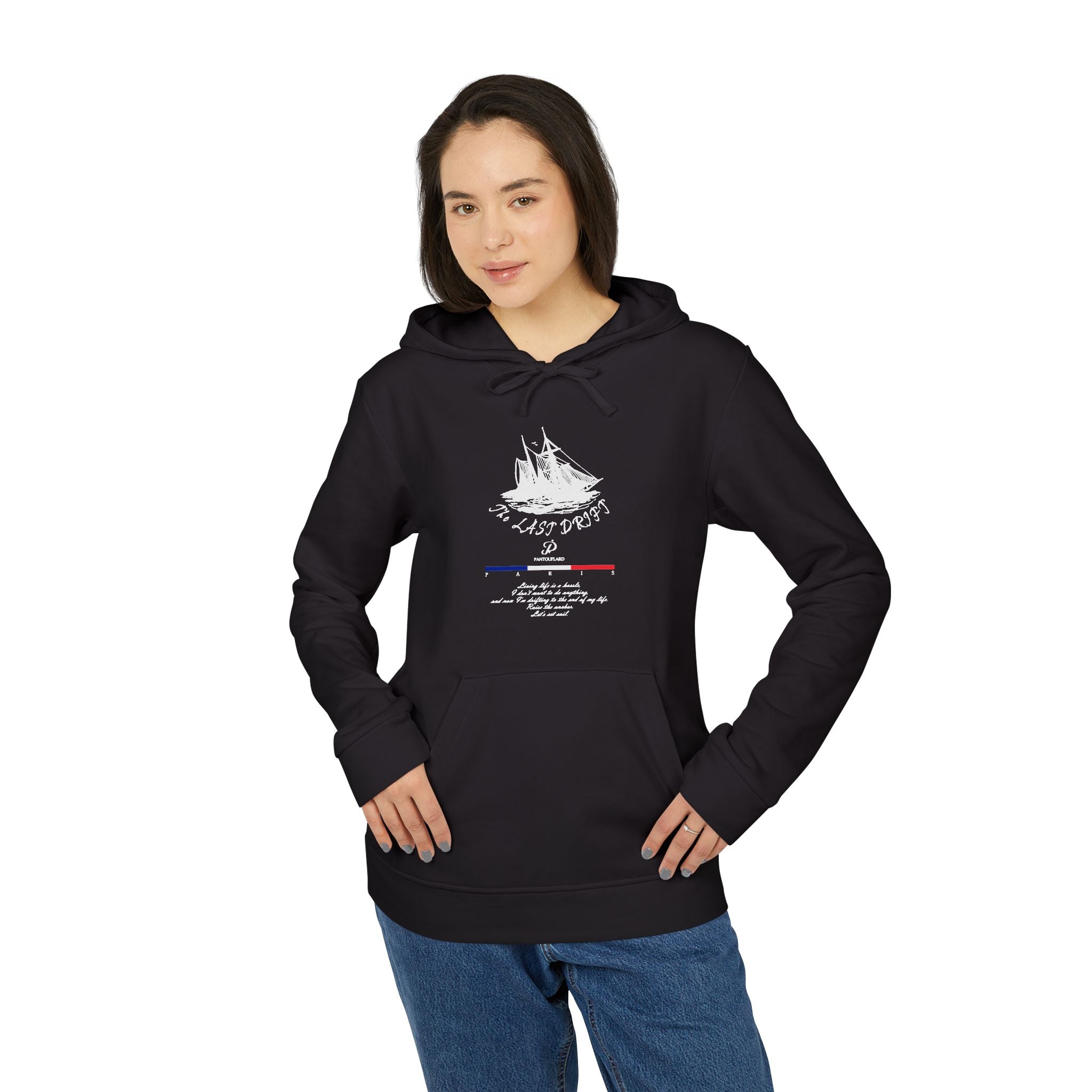 Old Money Yacht Club Hoodie - The Last Drift II (Authentic Adidas Sporty Rich Fleece)