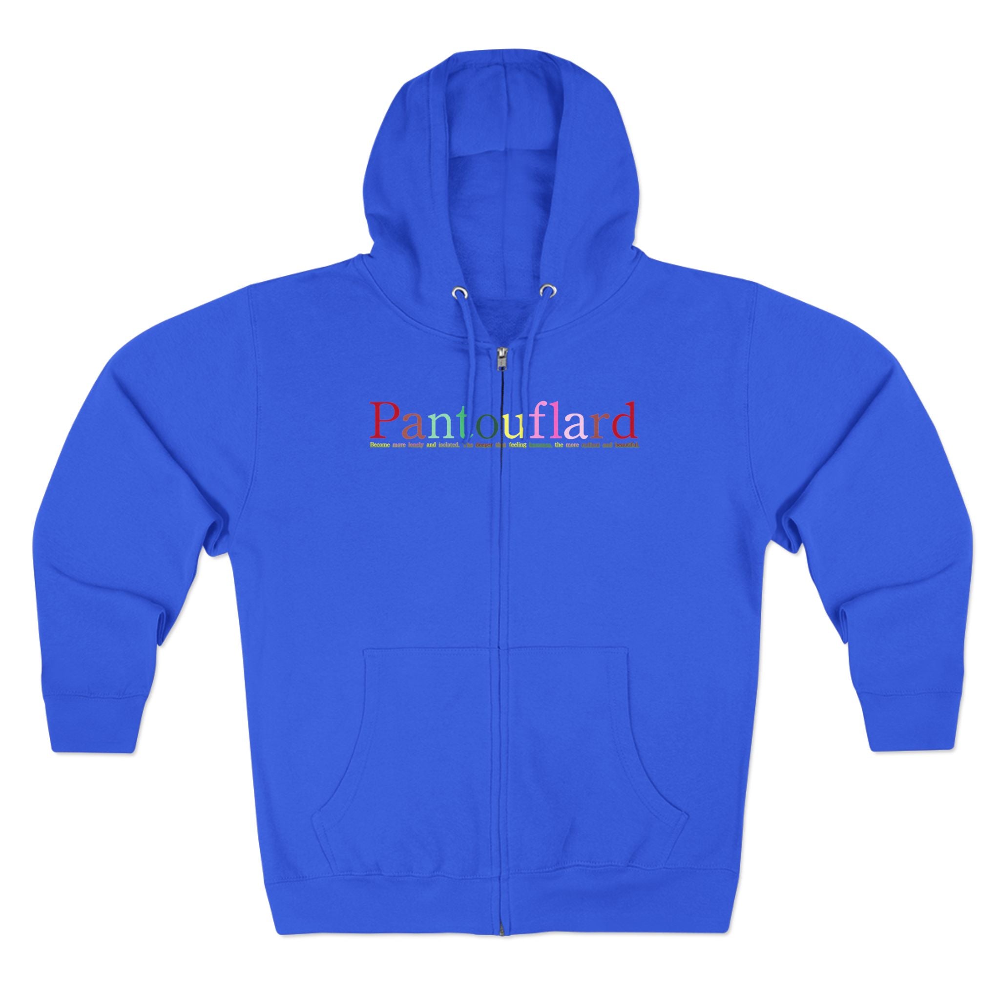 Text Zip Hoodie | Lane Seven Fleece with YKK Zipper