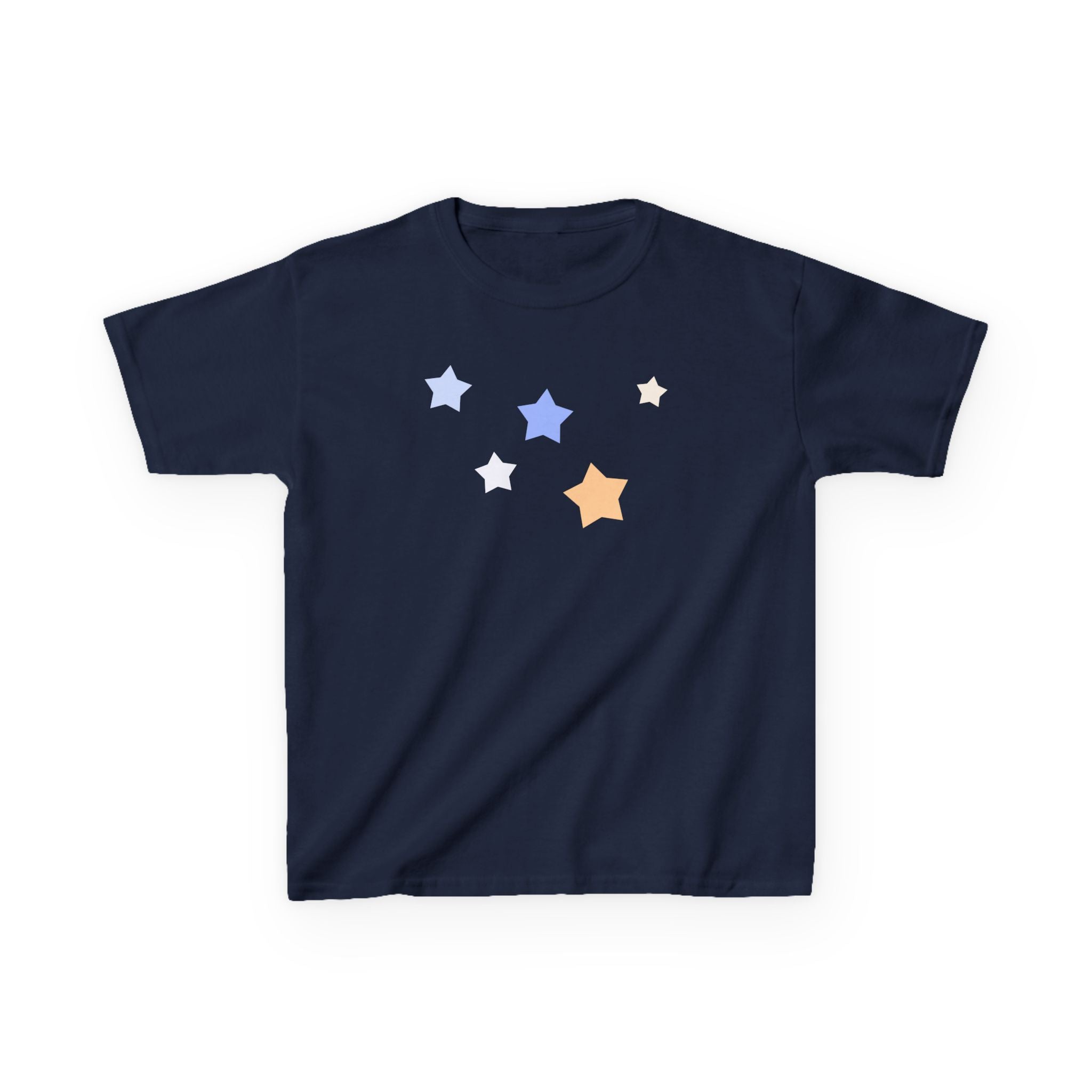Kids Boys' & Girls' Cassiopeia Constellation Graphic T-Shirt - W-Shape Heavy Cotton Tee