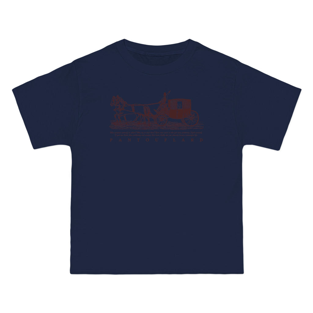 Unisex Burnt Orange Vintage Carriage Graphic 100% Cotton T-Shirt