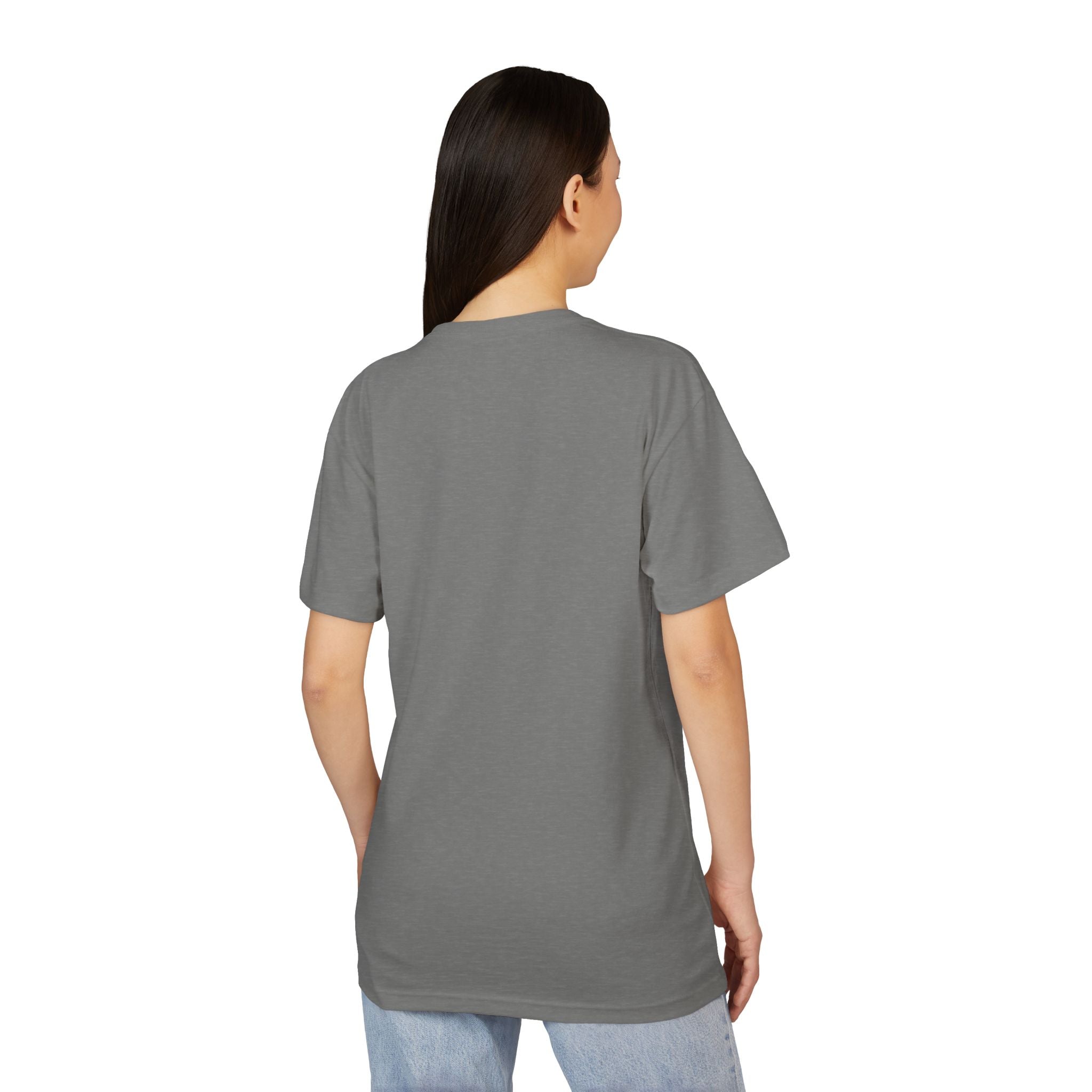 Men's & Women's Black Sueded T-Shirt - Ultra Soft 60/40 Cotton Poly Blend Graphic Tee