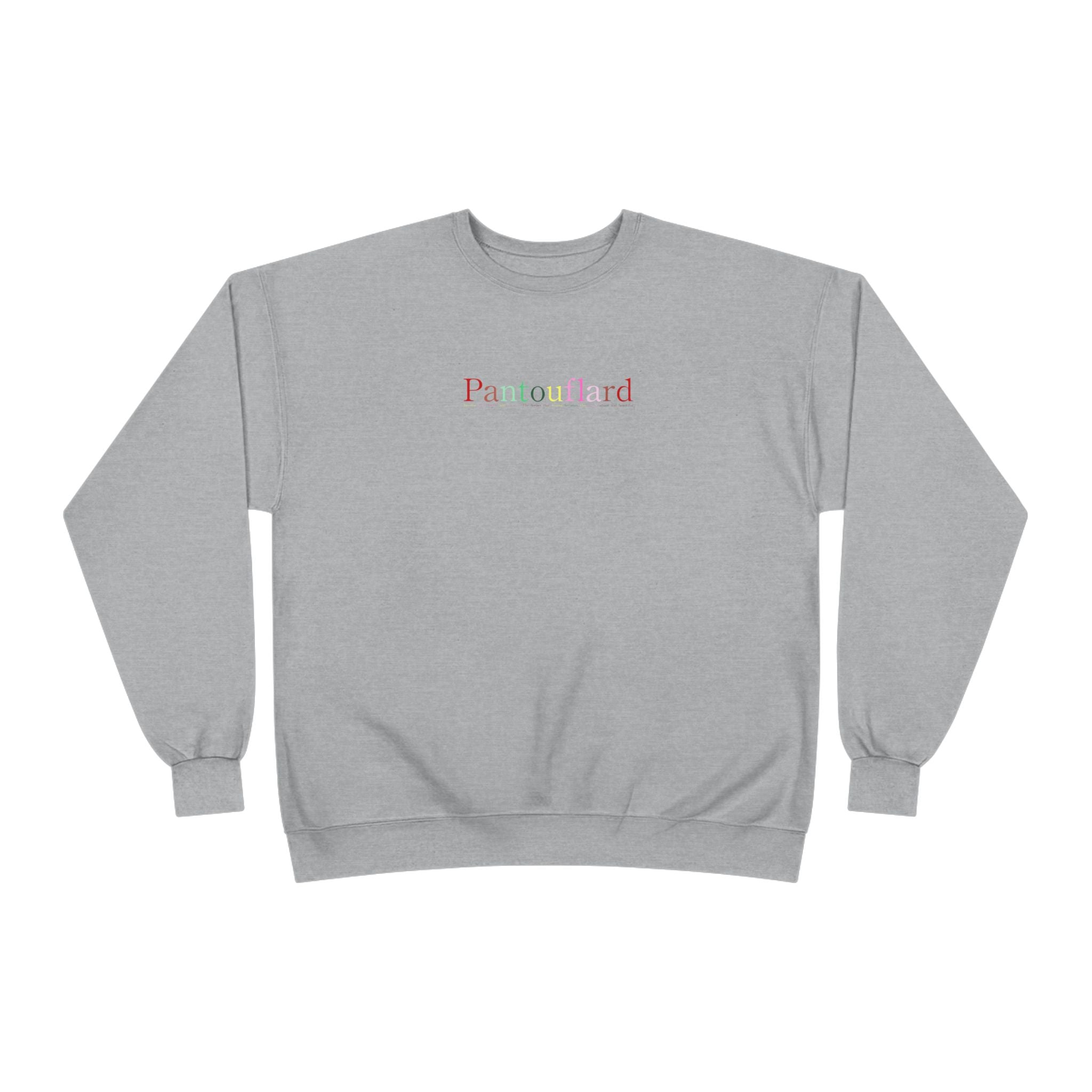 Sustainable Typography Crewneck - Hanes EcoSmart Fleece Sweatshirt