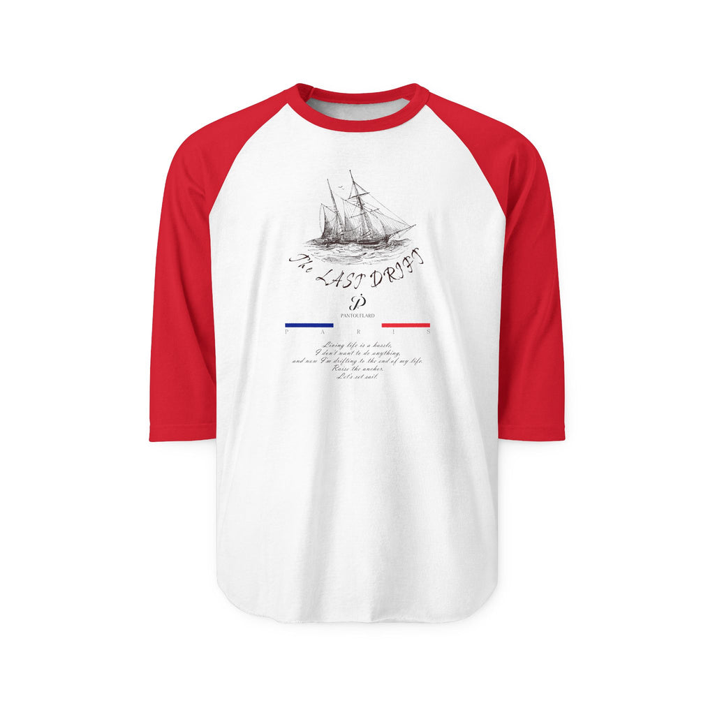 Unisex White Last Drift Cotton Raglan Shirt