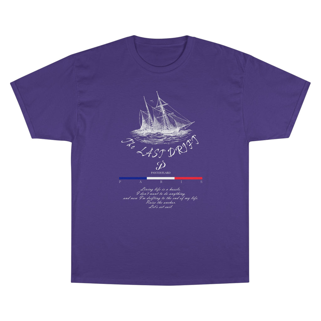 Champion Unisex Black Last Drift Cotton T-Shirt