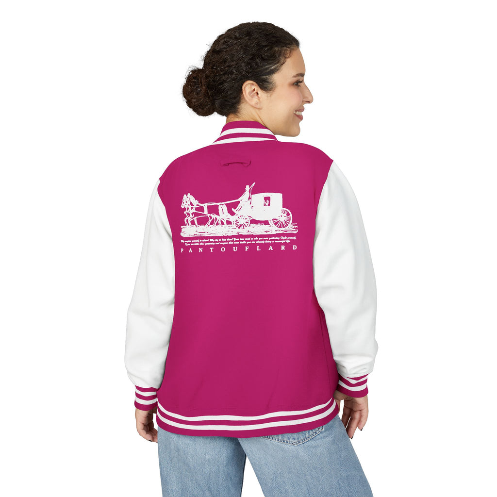 Unisex Navy Pantouflard Carriage Cotton Blend Jacket