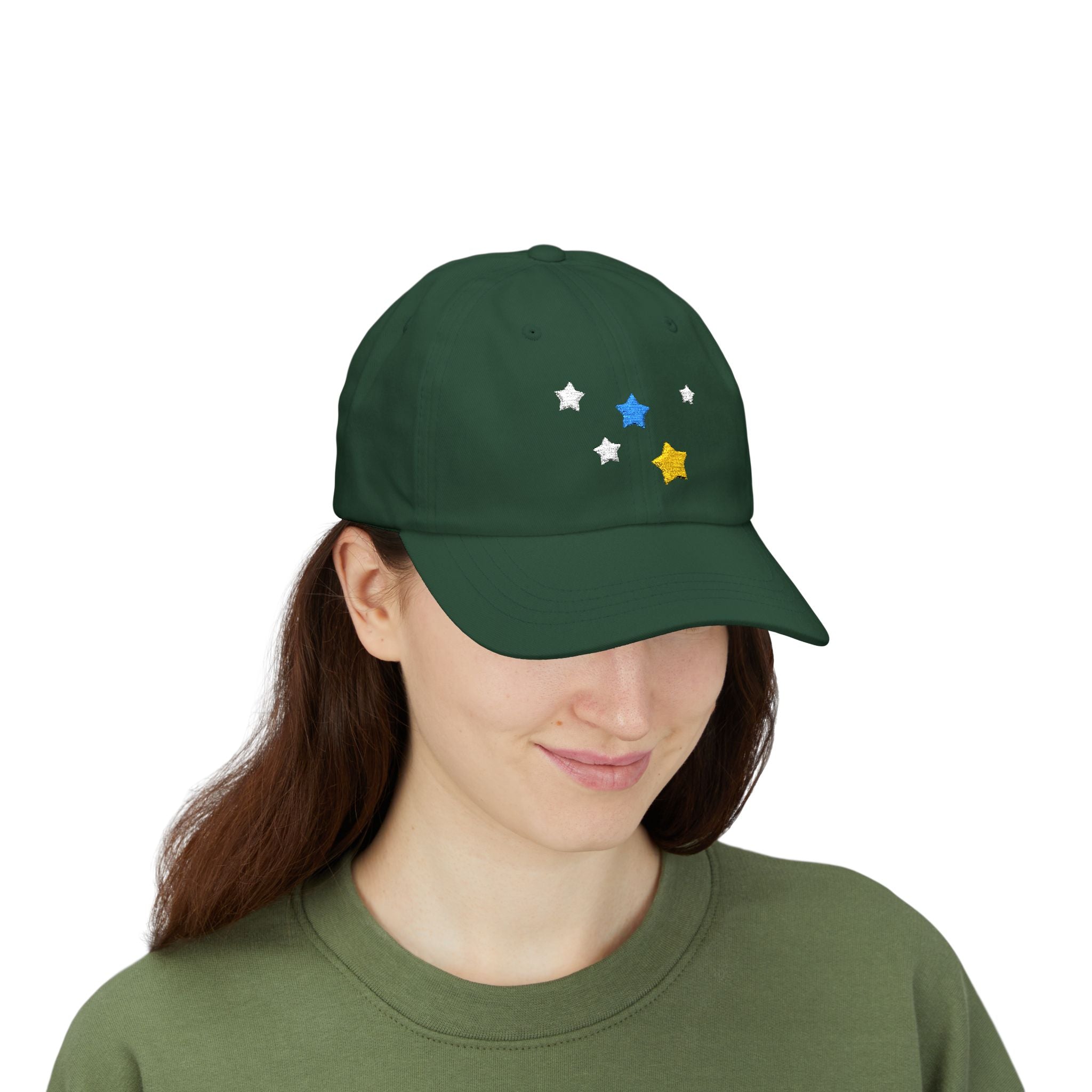 Unisex Cassiopeia Star Embroidered Cotton Dad Cap