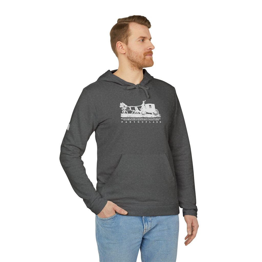 Old Money Tennis Club Hoodie - The Timeless Carriage II (Authentic Adidas Performance Fleece)
