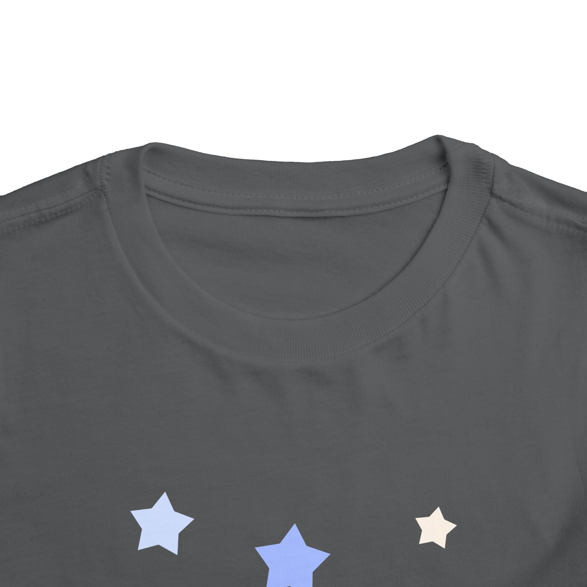 Toddler Boys' & Girls' Cassiopeia Constellation Graphic T-Shirt - W-Shape 100% Cotton Kids short-sleeve t-shirt