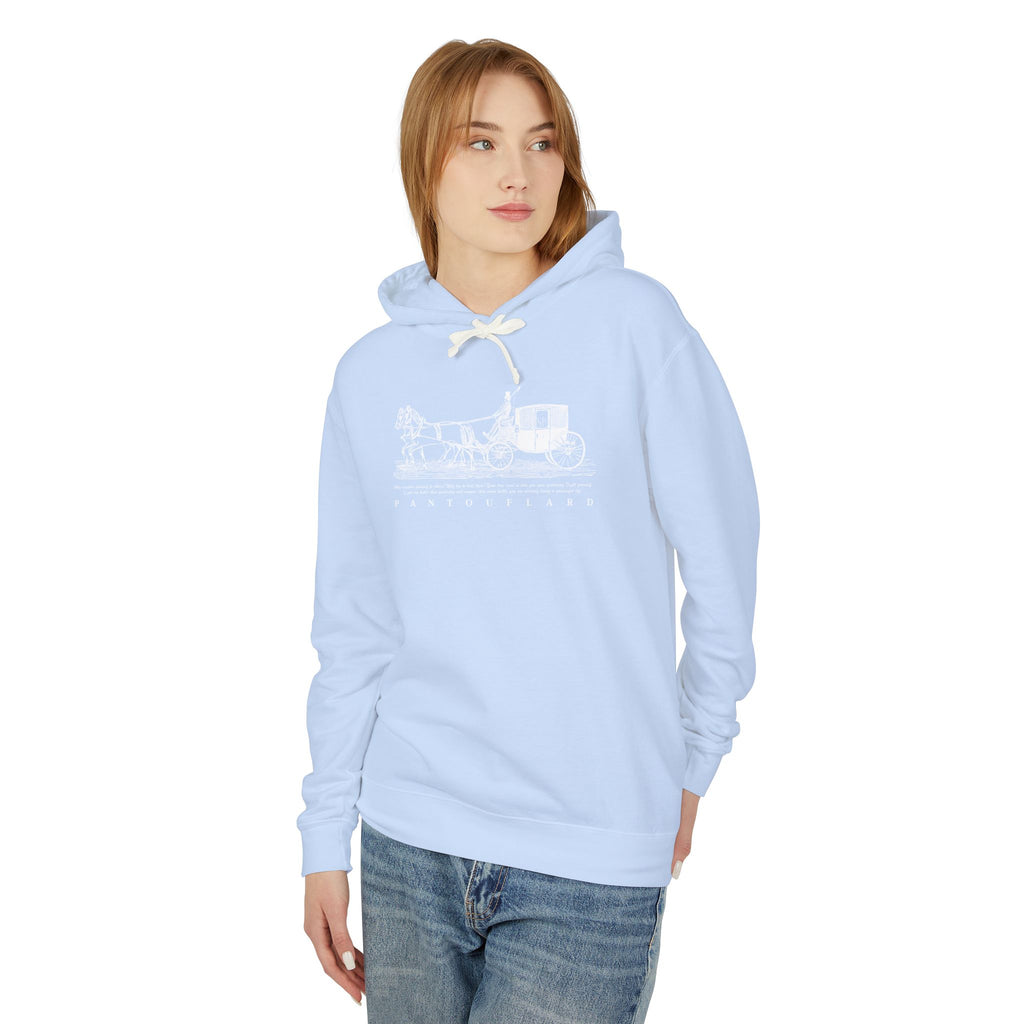 Old Money Equestrian Heritage Hoodie - The Timeless Carriage II (Lightweight 100% Cotton)