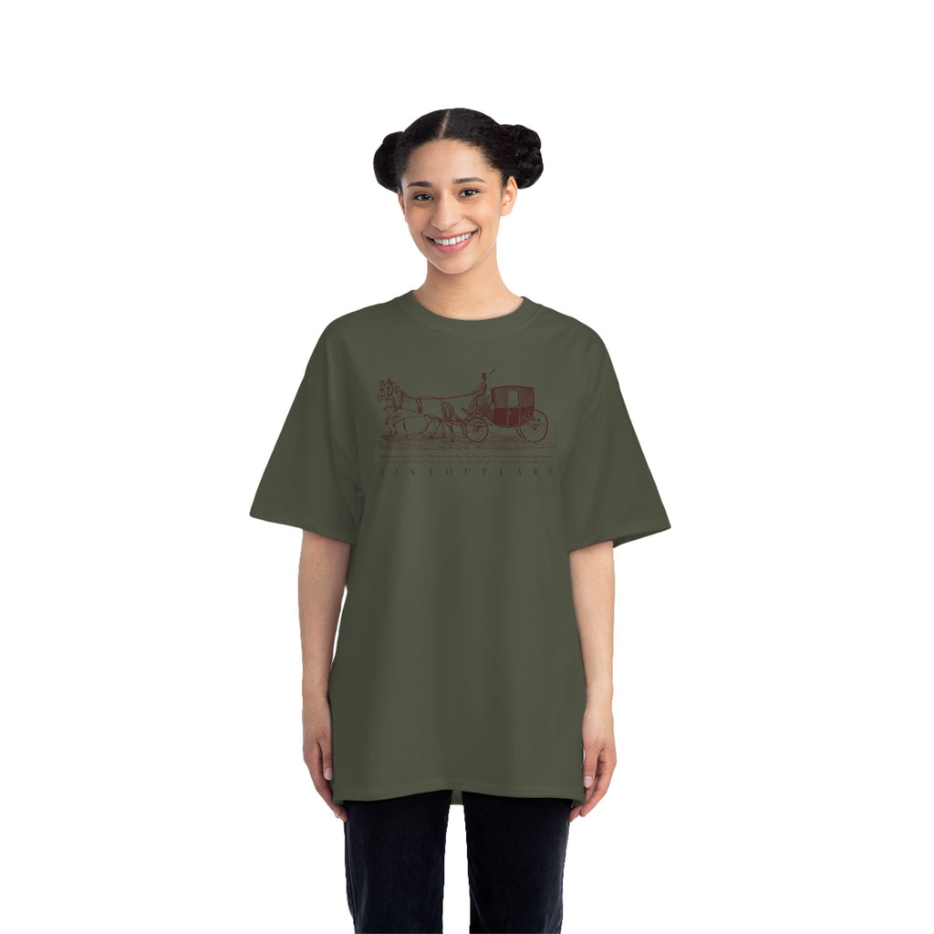 Unisex Burnt Orange Vintage Carriage Graphic 100% Cotton T-Shirt