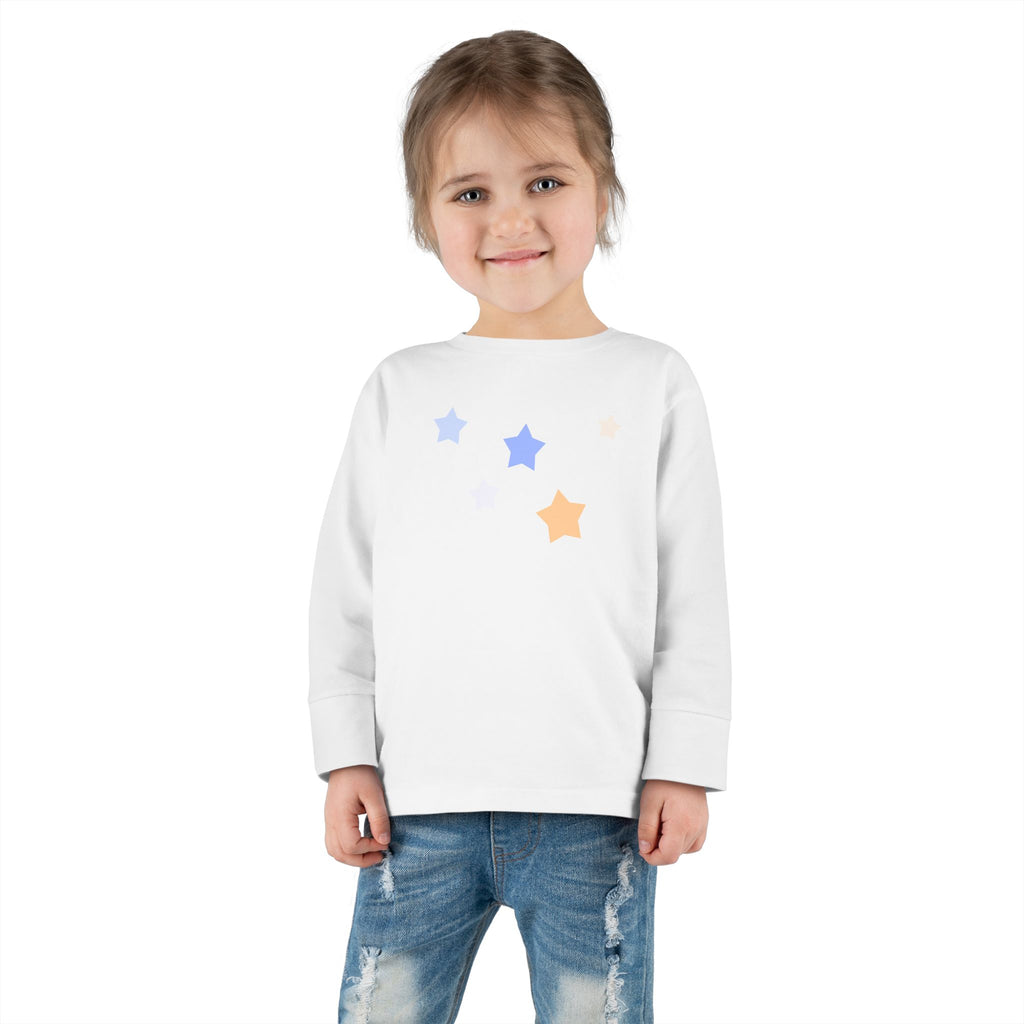 Toddler Cassiopeia Star Print Cotton Baby Long Sleeve Tee