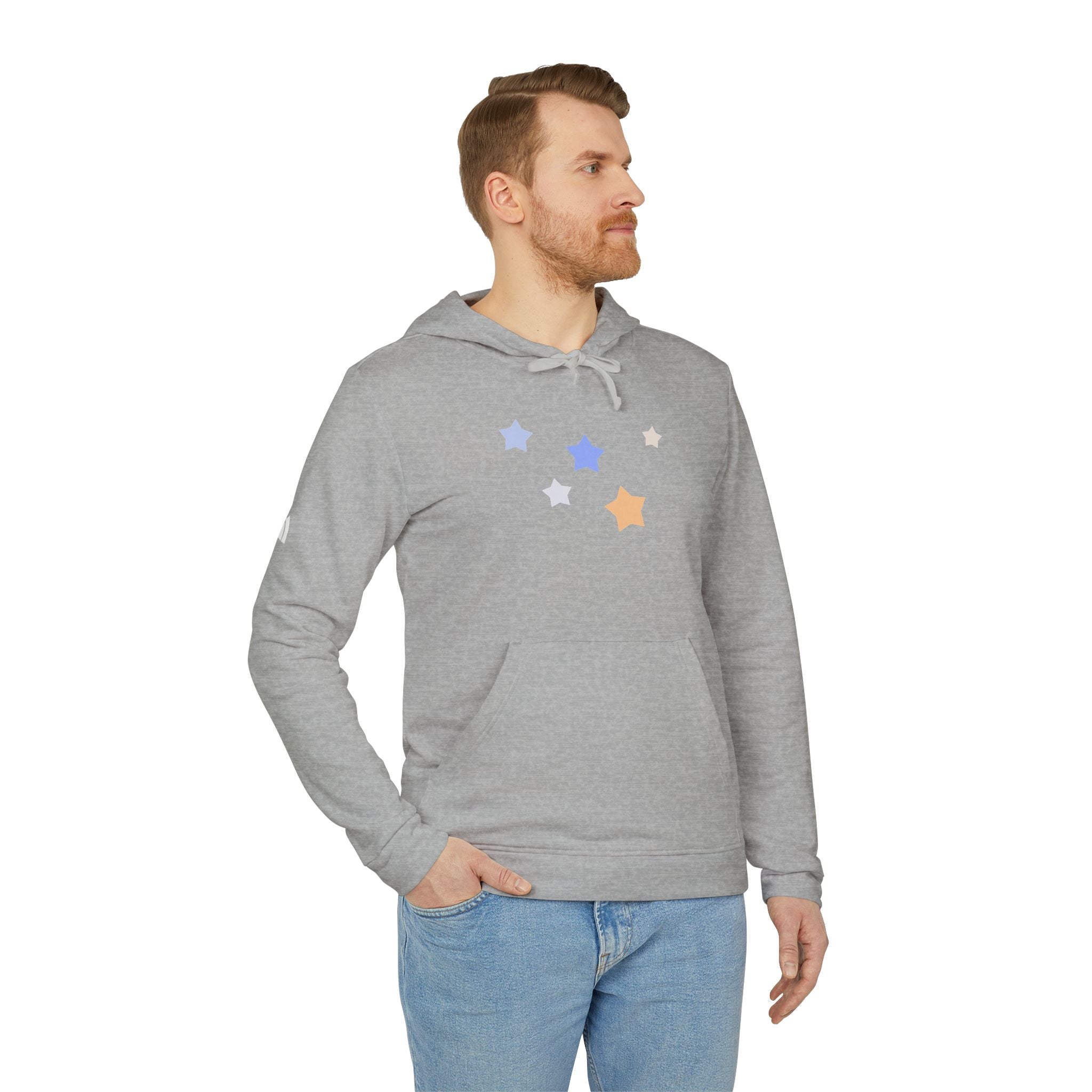 Adidas Cassiopeia Constellation Graphic Hoodie - W-Shape Eco Fleece Pullover