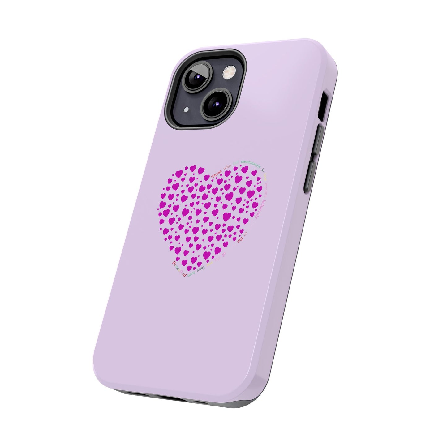 Pink Heart Design Tough iPhone Cases