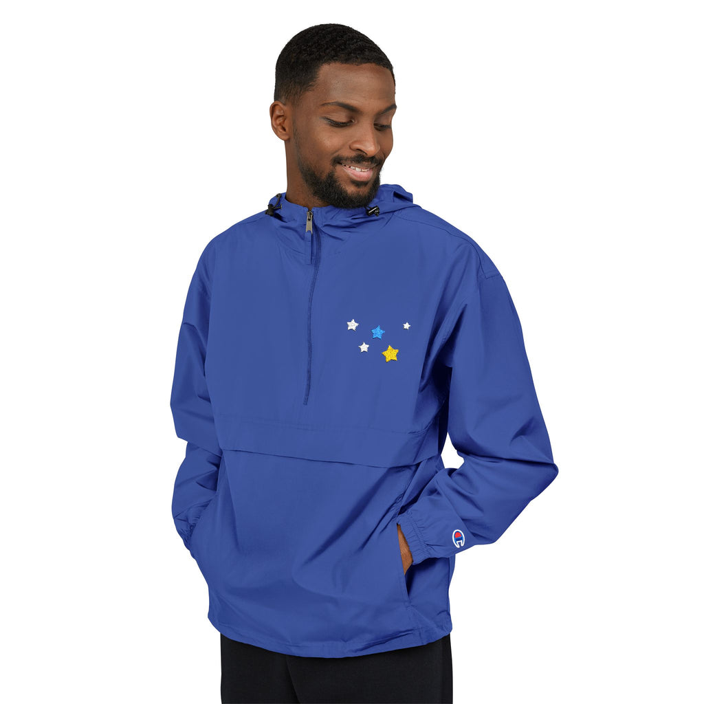 Champion Men's & Women's Cassiopeia Constellation Embroidered Anorak - W-Shape Packable Jacket