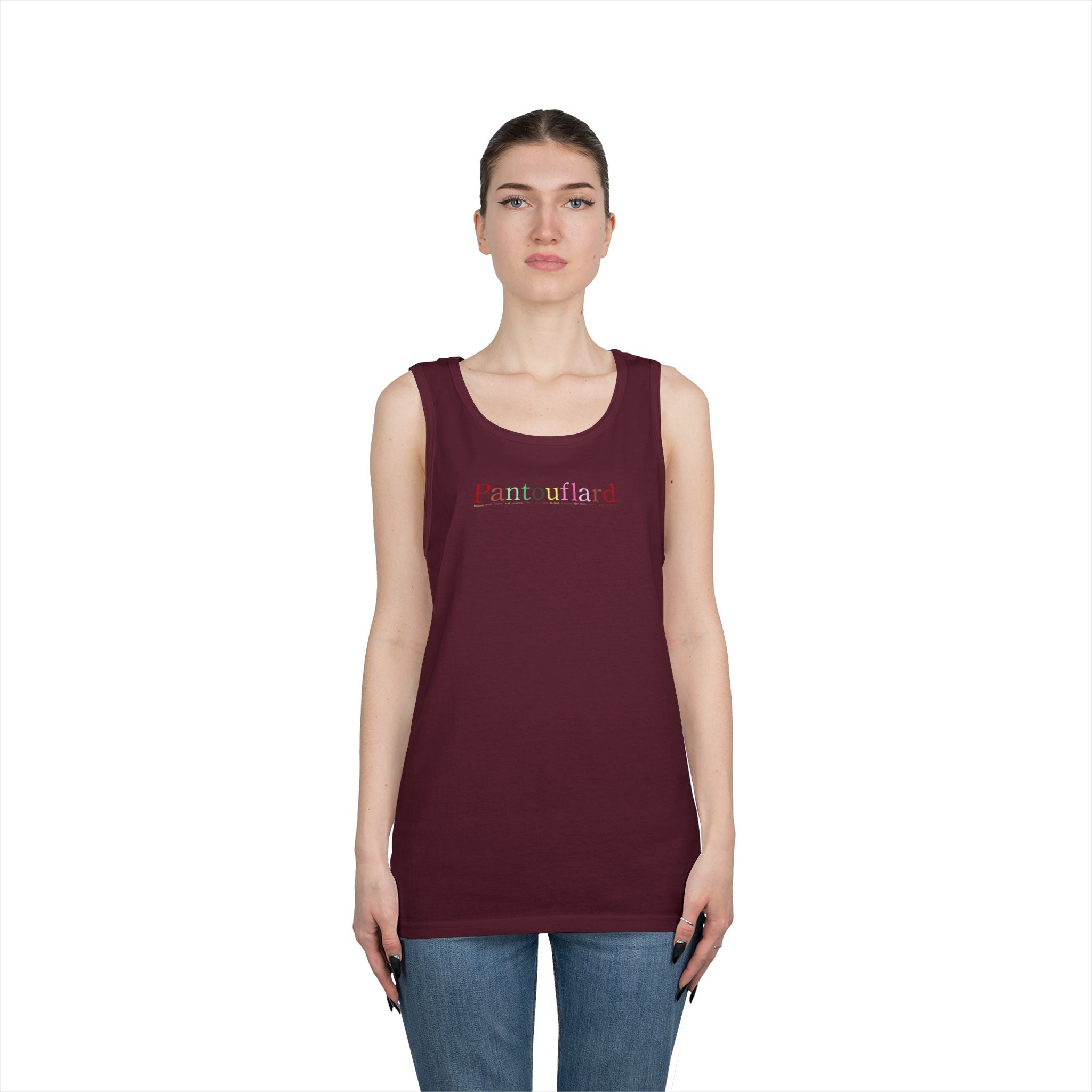 Unisex Heavy Cotton Tank Top - Classic Fit Sleeveless Shirt