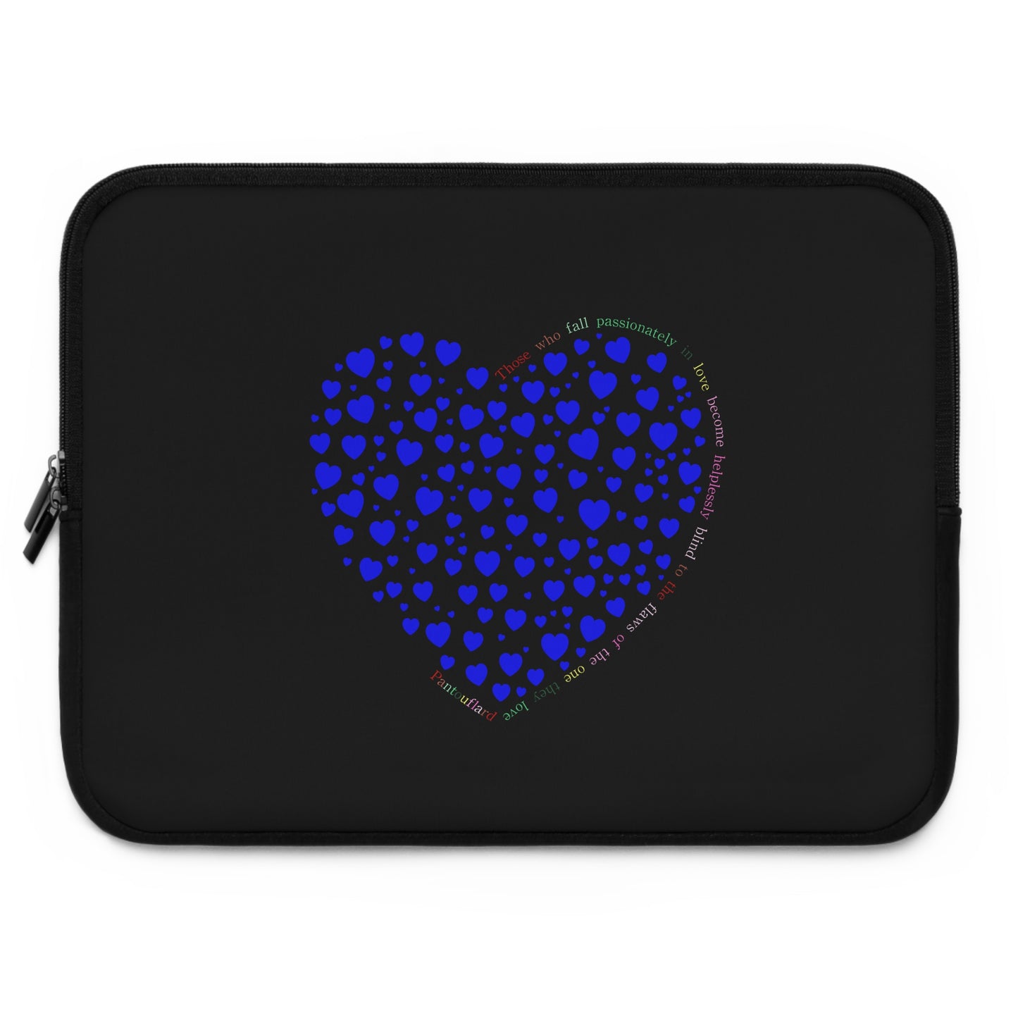 Blue Heart Laptop Sleeve