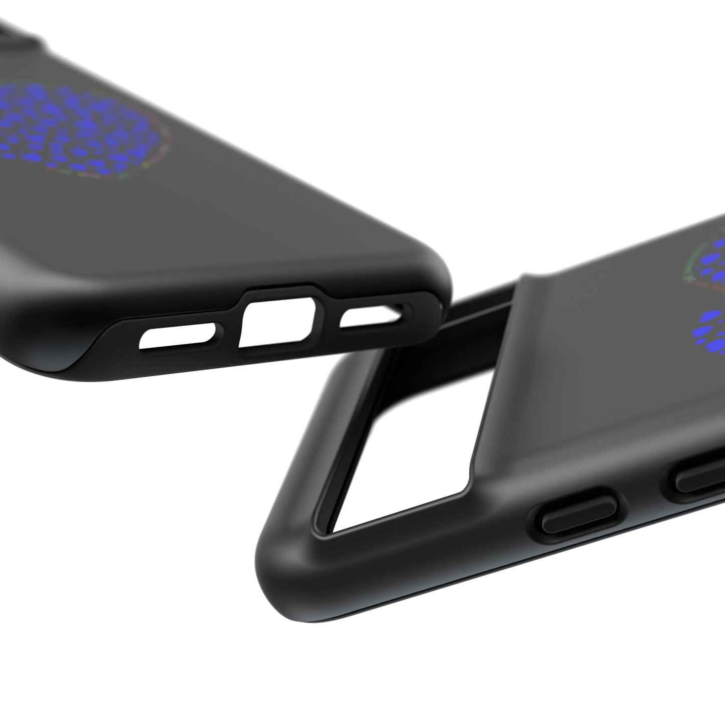 Fundas de corazón azul para teléfonos iPhone, Galaxy, Google Pixel (54 tipos)
