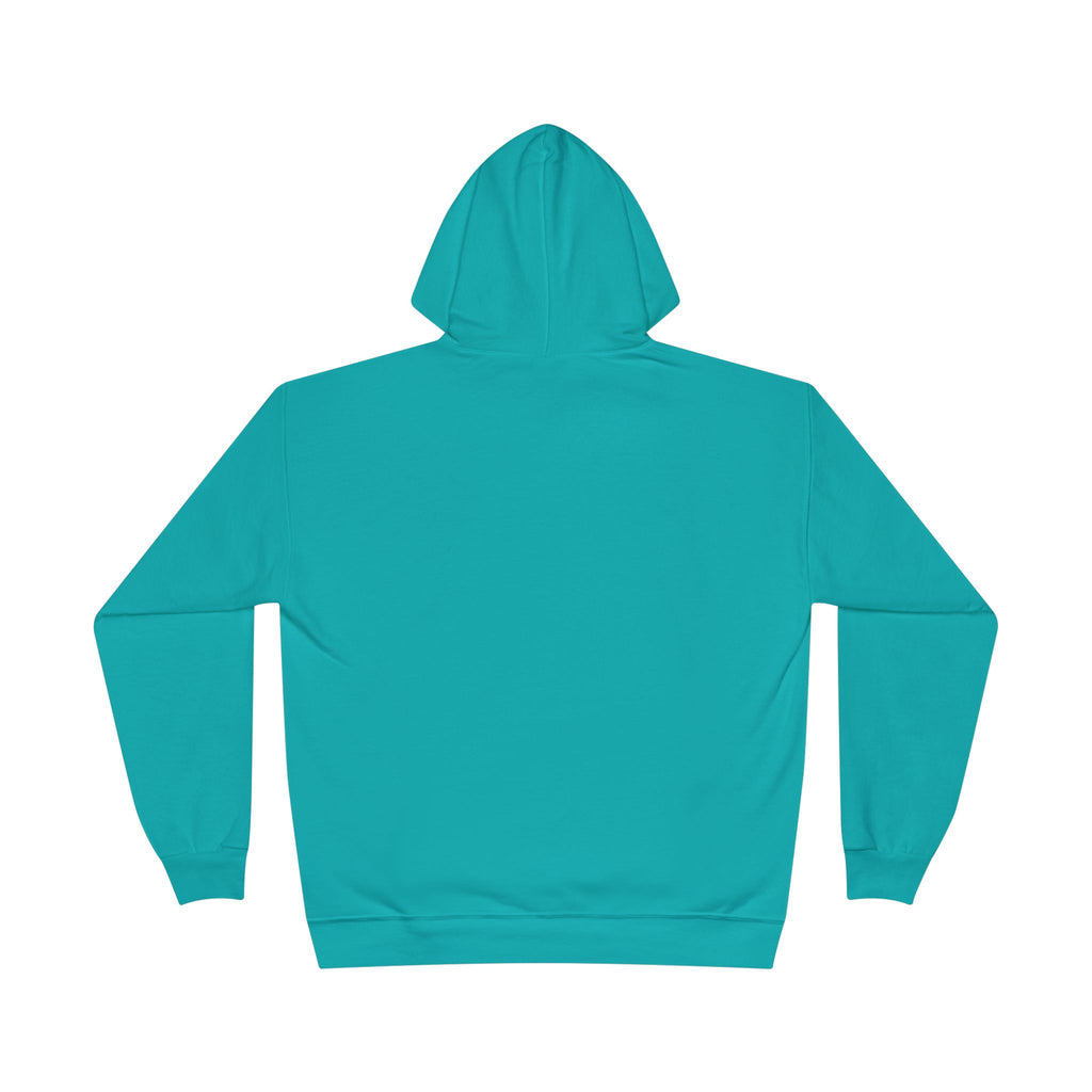 Unisex Light Blue Pantouflard Chick Cotton Blend Pullover Hoodie