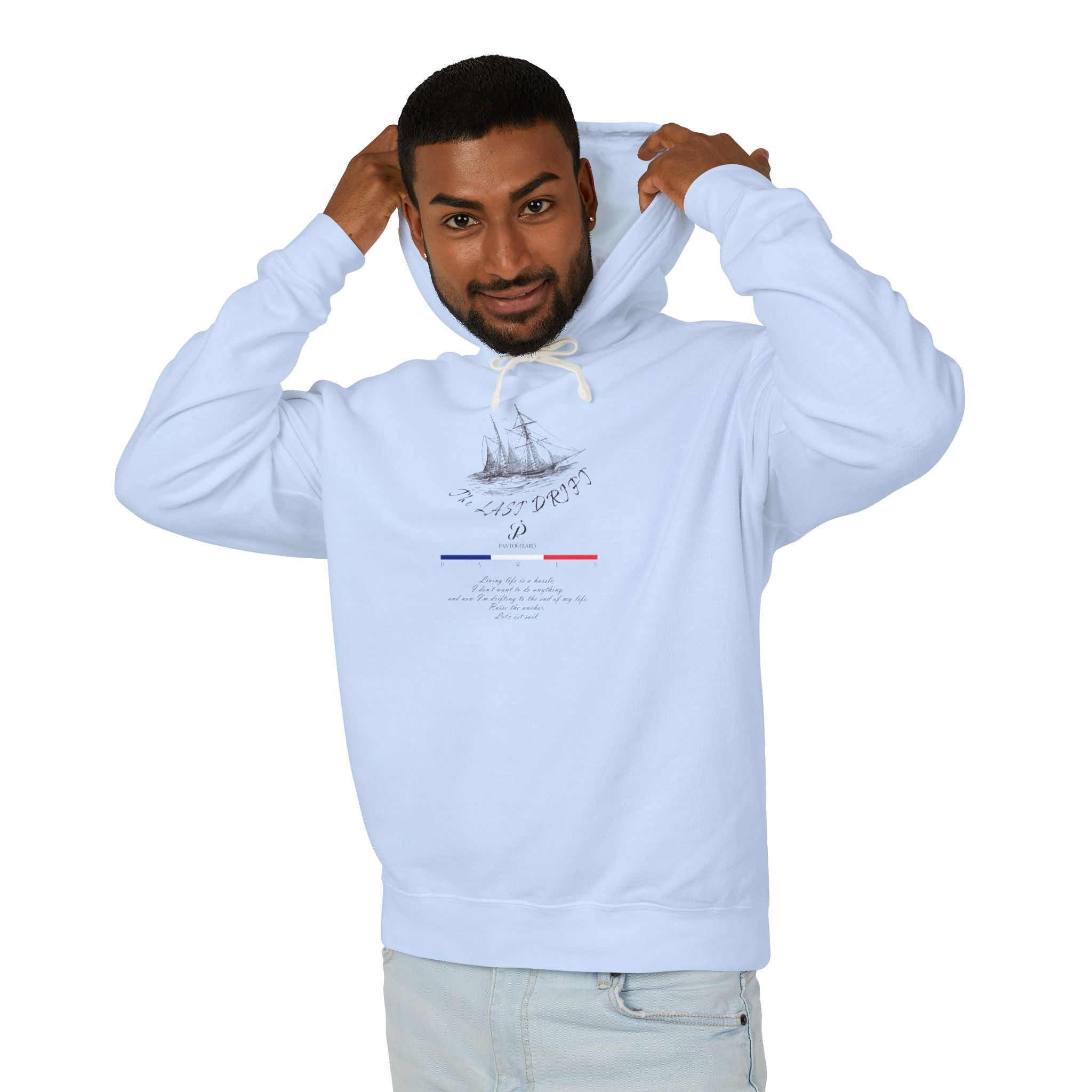 Old Money Nautical Heritage Hoodie - The Last Drift I (Lightweight 100% Cotton Coastal Pullover)