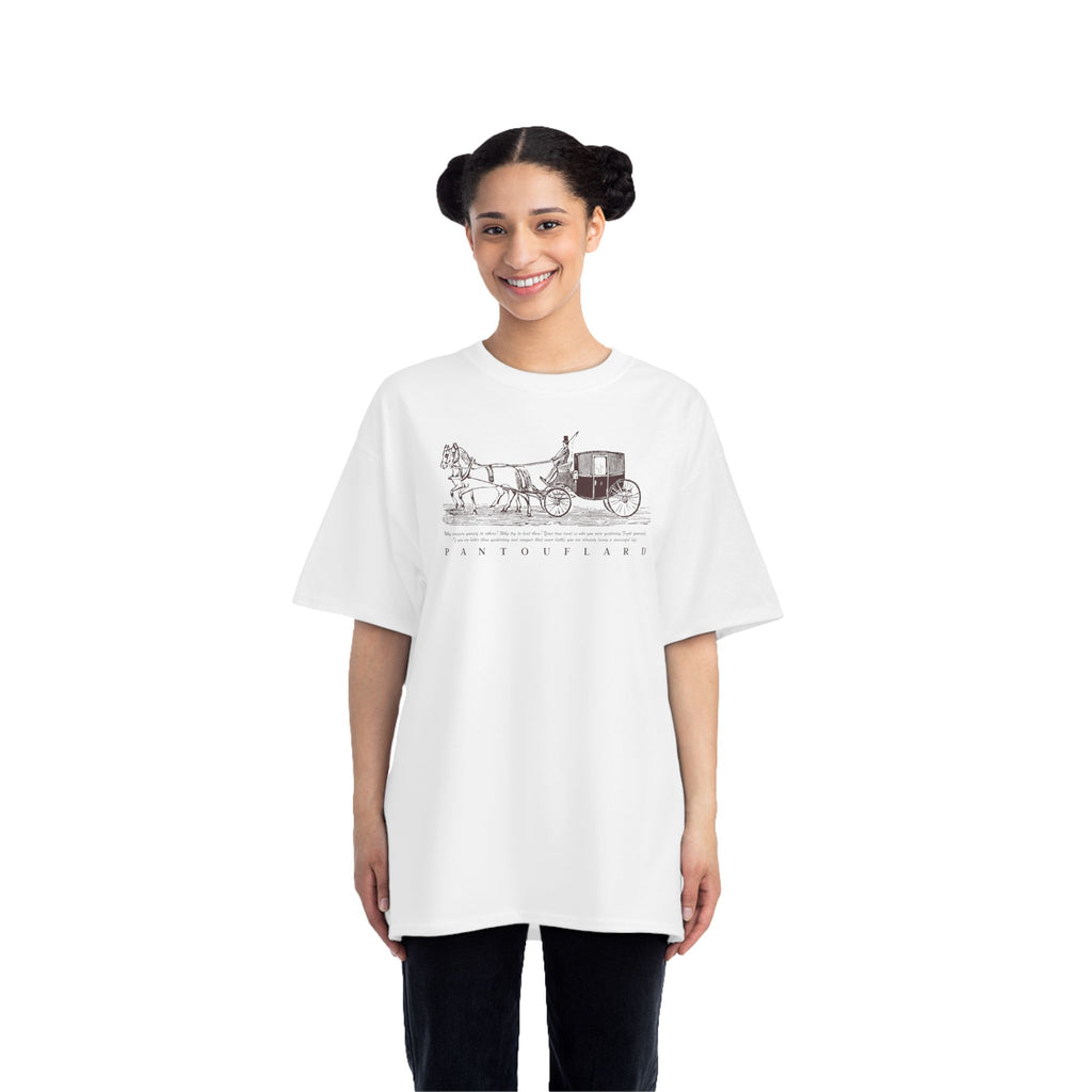 Unisex Burnt Orange Vintage Carriage Graphic 100% Cotton T-Shirt