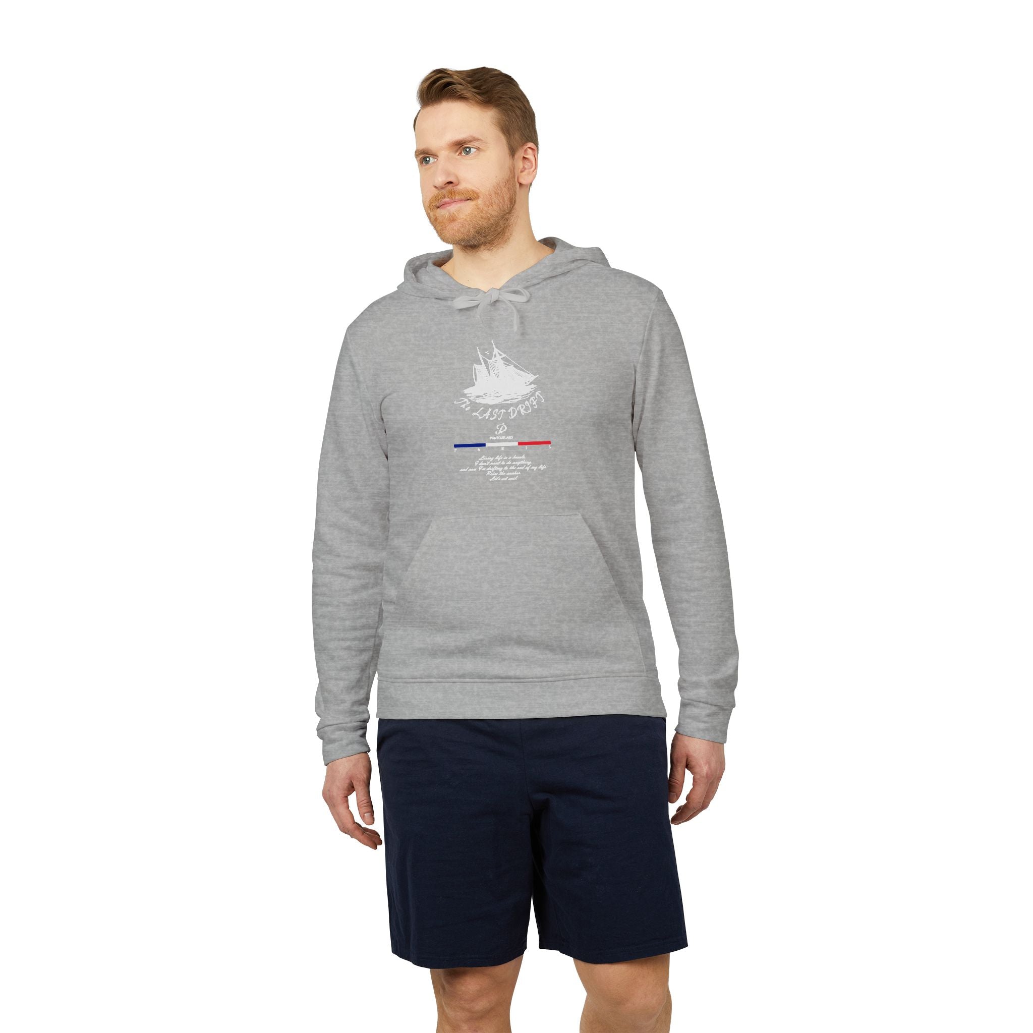Old Money Yacht Club Hoodie - The Last Drift II (Authentic Adidas Sporty Rich Fleece)