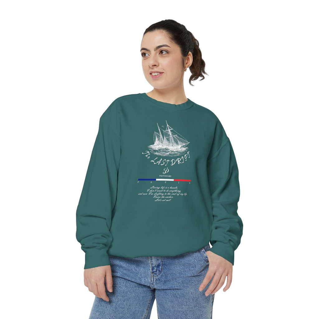 Unisex Navy Last Drift Cotton Blend Sweatshirt