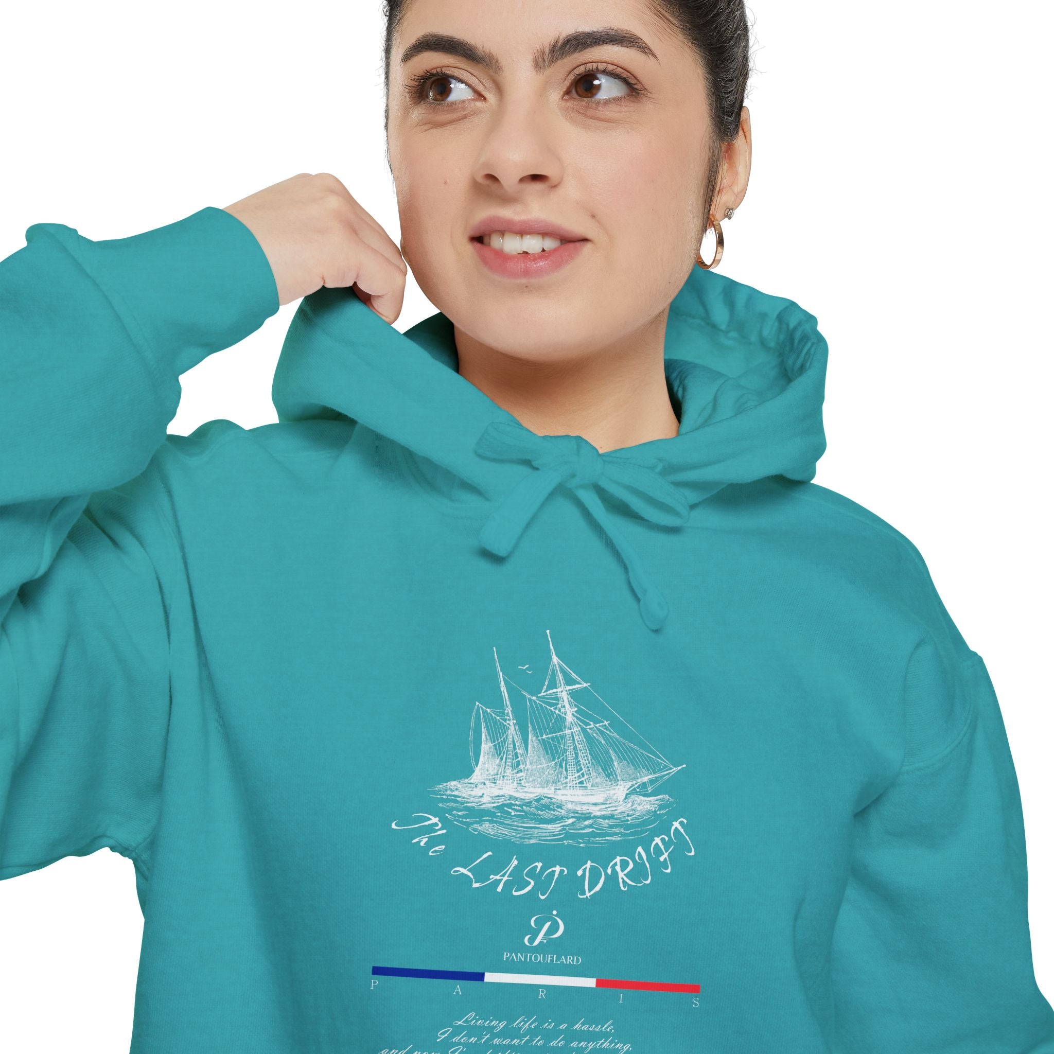 Old Money Nautical Heritage Hoodie - The Last Drift II (9.5oz Garment-Dyed Fleece)