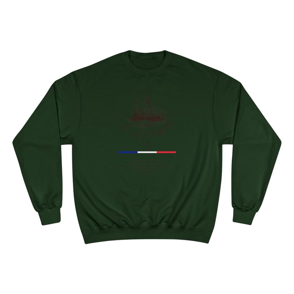 Old Money Nautical Champion Crewneck - The Last Drift I (Paris Streetwear Aesthetic)