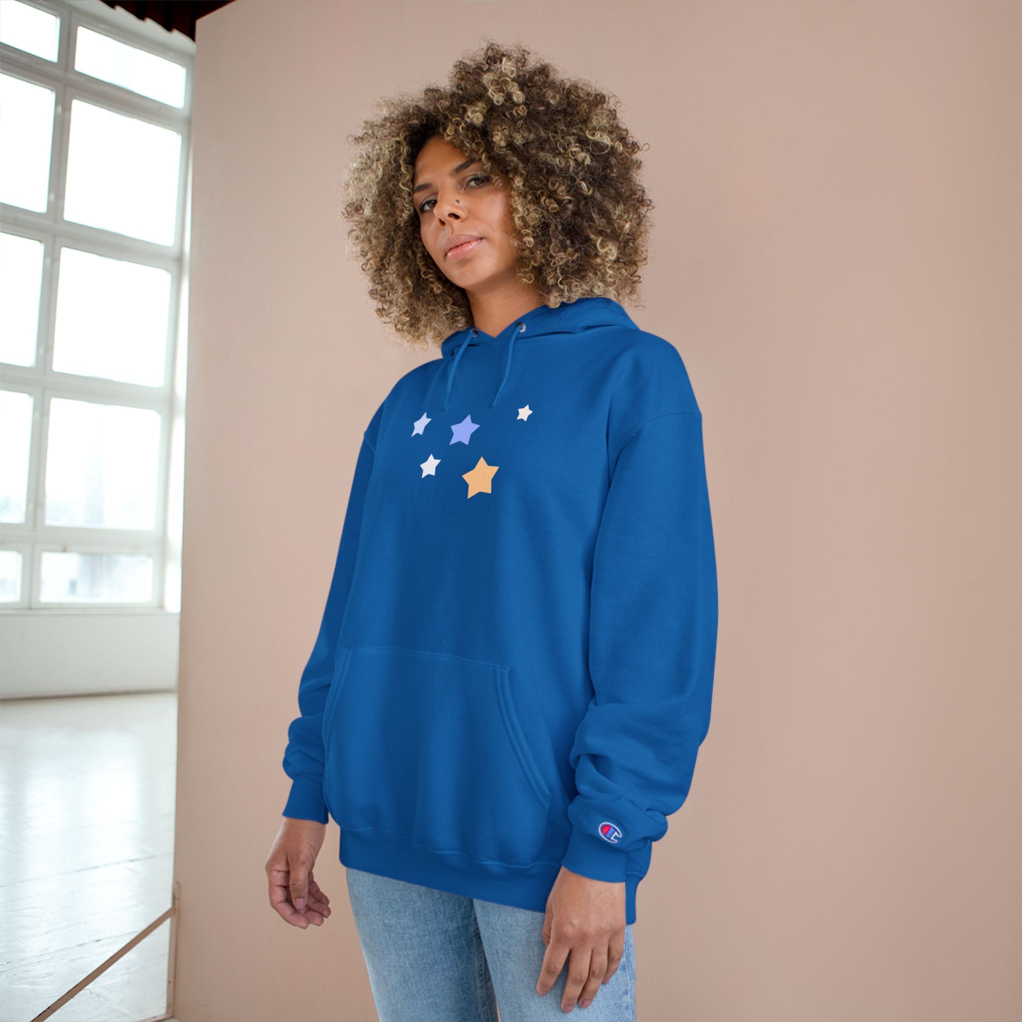 Champion Cassiopeia Constellation Graphic Hoodie - W-Shape Double Dry Pullover