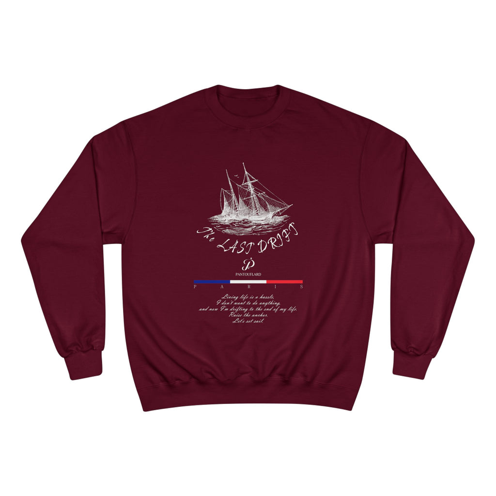 Old Money Nautical Champion Crewneck - The Last Drift II (Paris Streetwear Aesthetic)