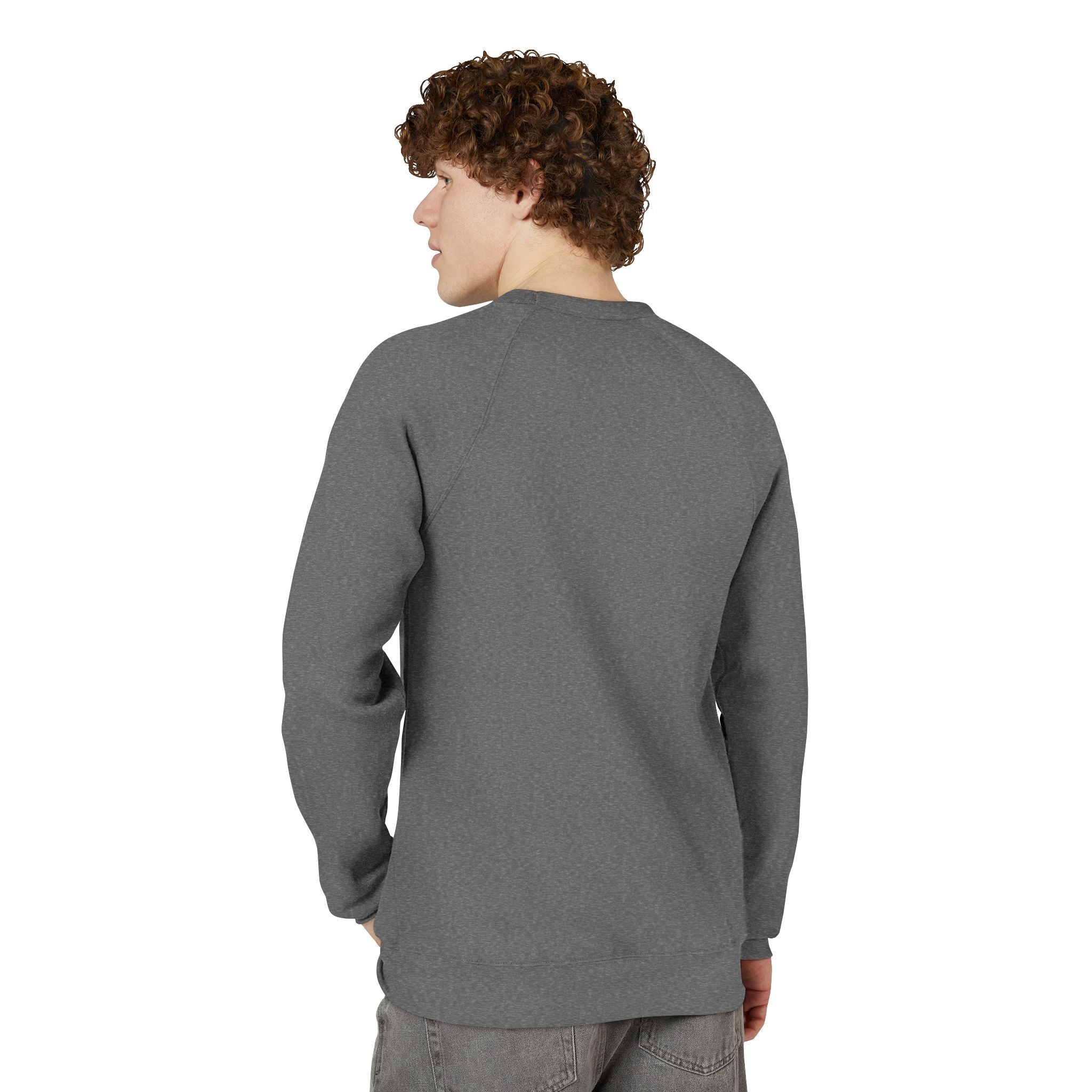 Unisex Old Money Aesthetic Raglan Sweatshirt - Colorful Logo (Premium Sponge Fleece)