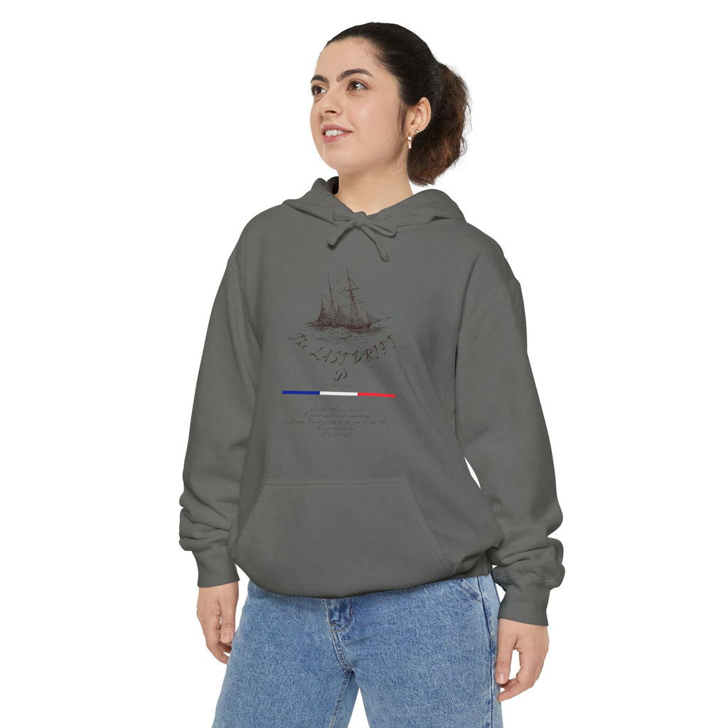 Old Money Nautical Heritage Hoodie - The Last Drift I (9.5oz Garment-Dyed Fleece)