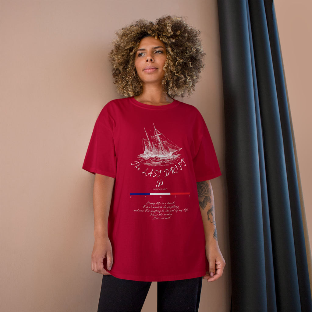 Champion Unisex Black Last Drift Cotton T-Shirt