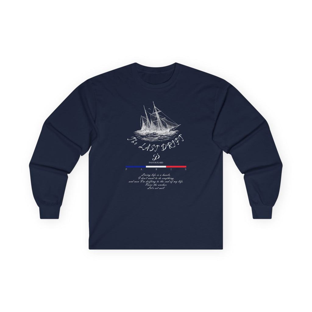 Unisex Black Last Drift Cotton Long Sleeve Tee