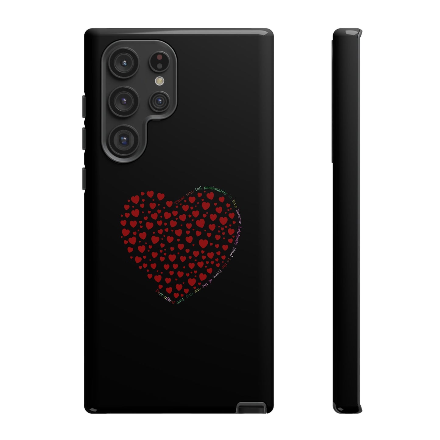 Fundas de corazón rojo para teléfonos iPhone, Galaxy, Google Pixel (54 tipos)