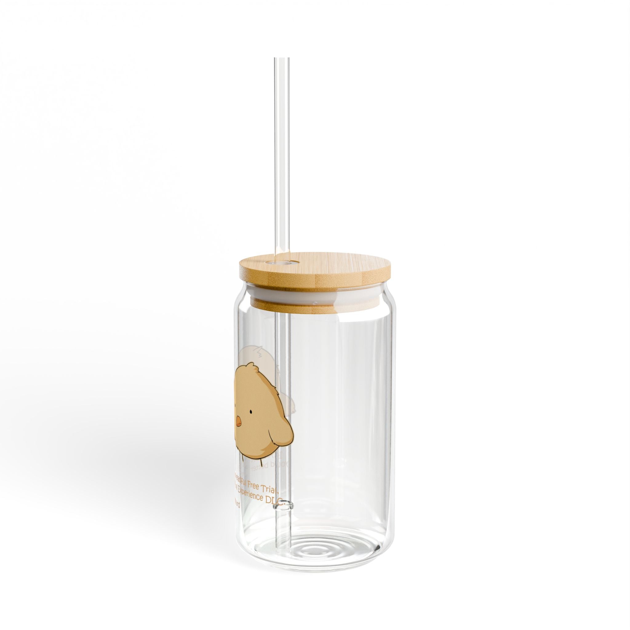 Clear Pantouflard Witty Chicks Tempered Glass Sipper