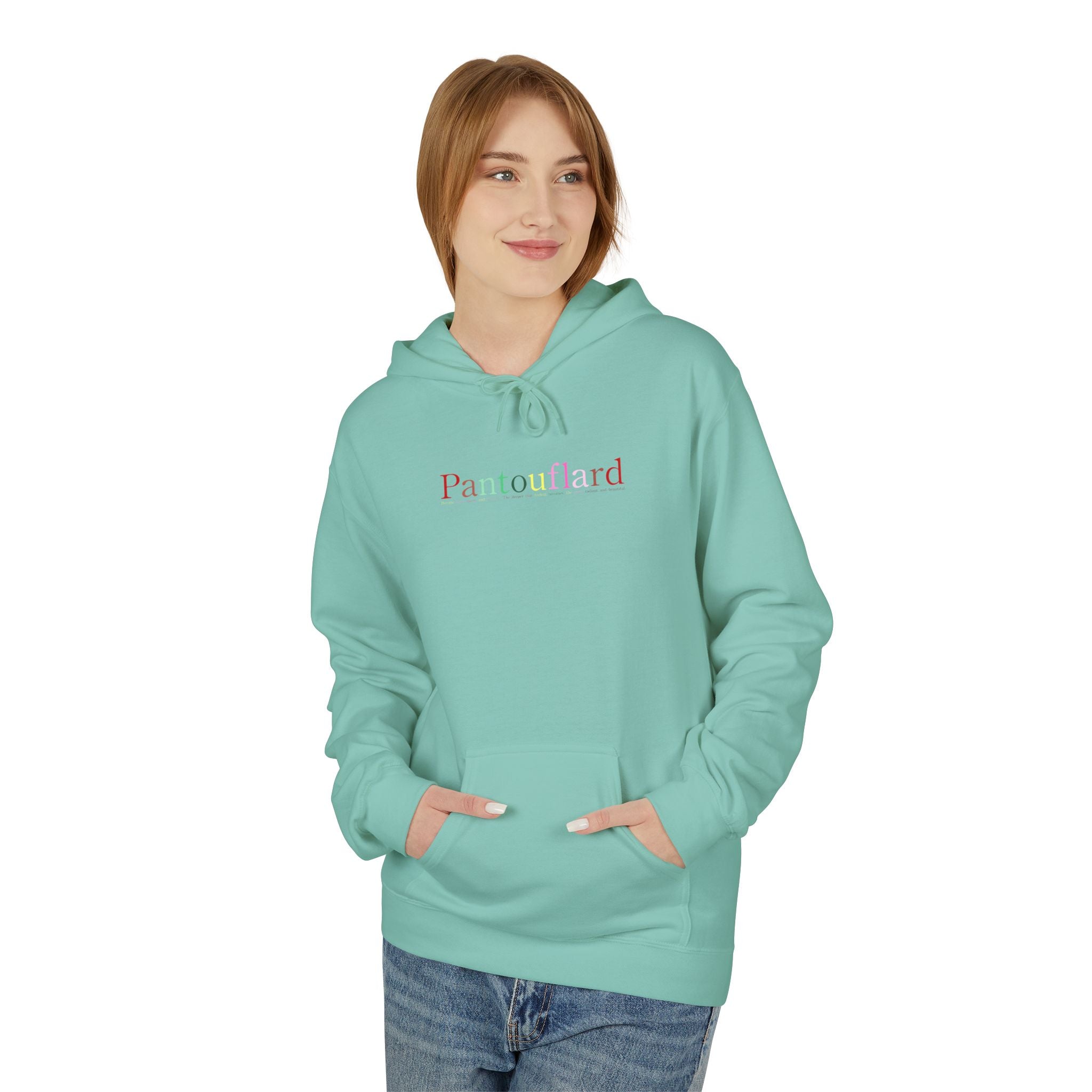 Old Money Aesthetic Premium Hoodie - Pantouflard Logo (Gildan Hammer Heavyweight Fleece)