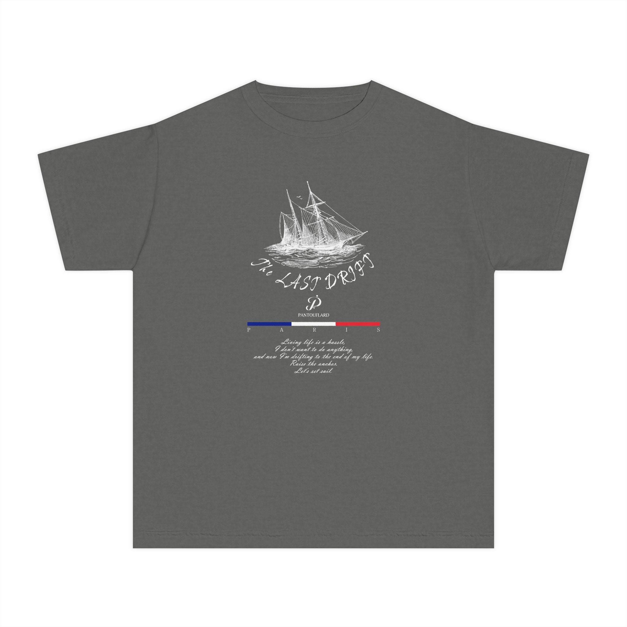 Old Money Nautical Heritage Tee - The Last Drift II (Comfort Colors Garment-Dyed Shirt)