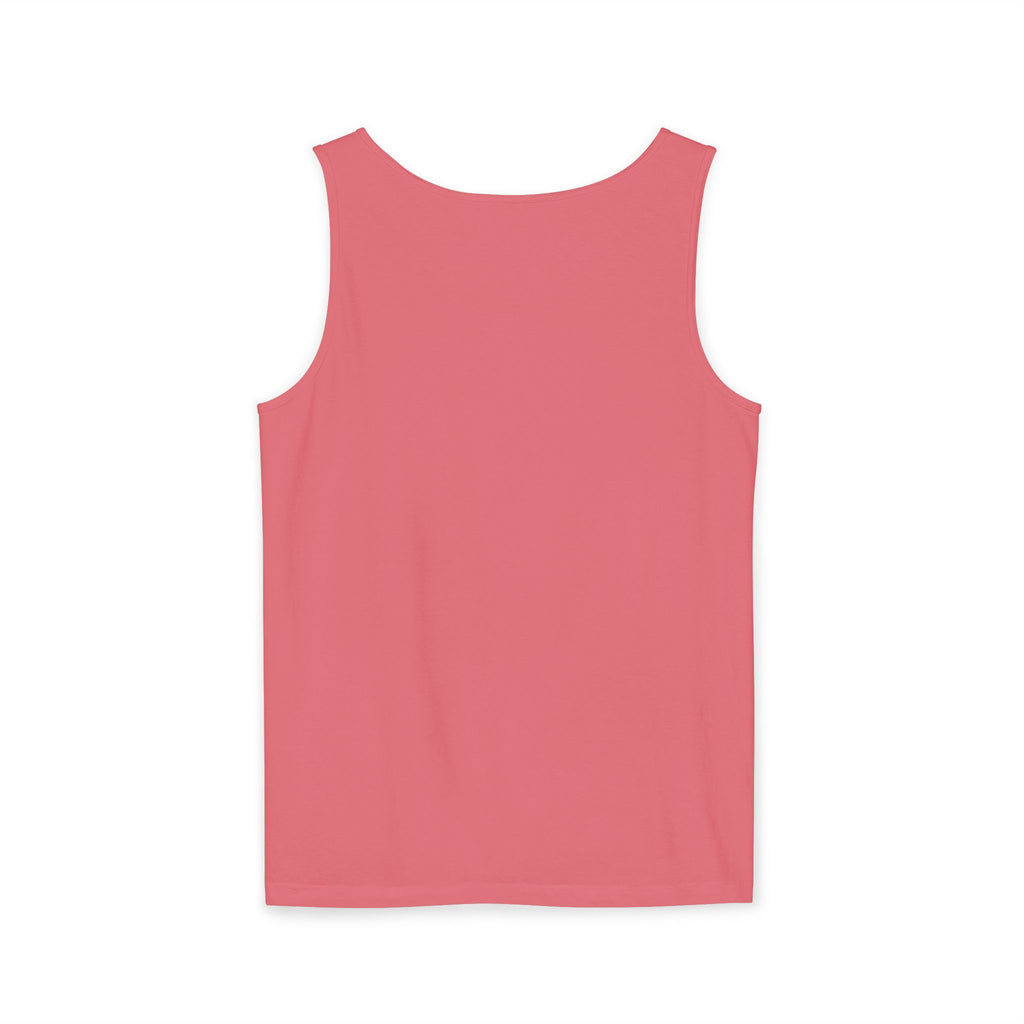 Unisex White Last Drift Cotton Garment-Dyed Tank Top