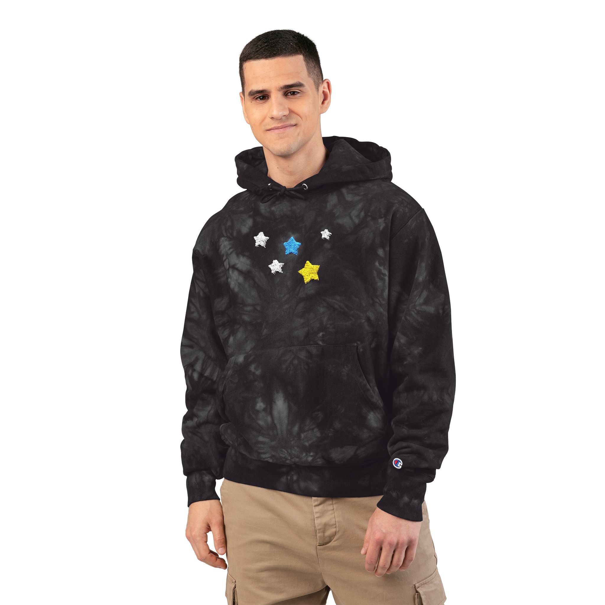 Champion Cassiopeia Constellation Tie-Dye Hoodie - W-Shape Reverse Weave Pullover