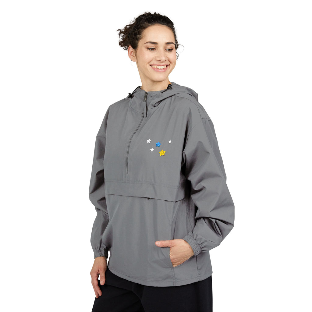 Champion Men's & Women's Cassiopeia Constellation Embroidered Anorak - W-Shape Packable Jacket