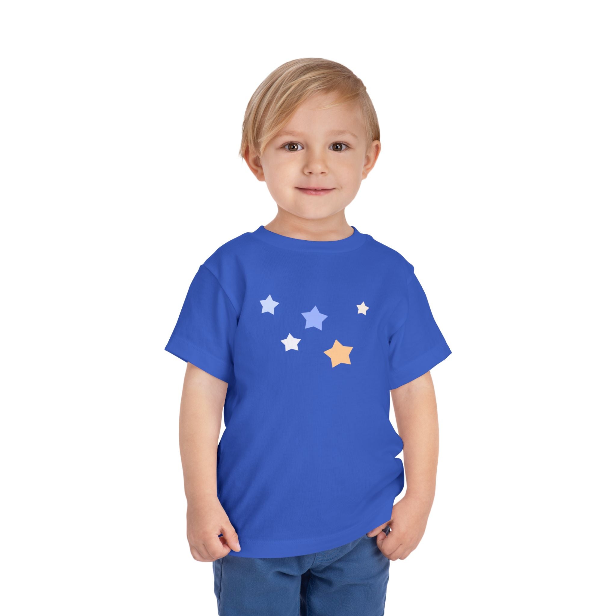 Toddler Boys' & Girls' Cassiopeia Constellation Graphic T-Shirt - W-Shape 100% Cotton Kids short-sleeve t-shirt