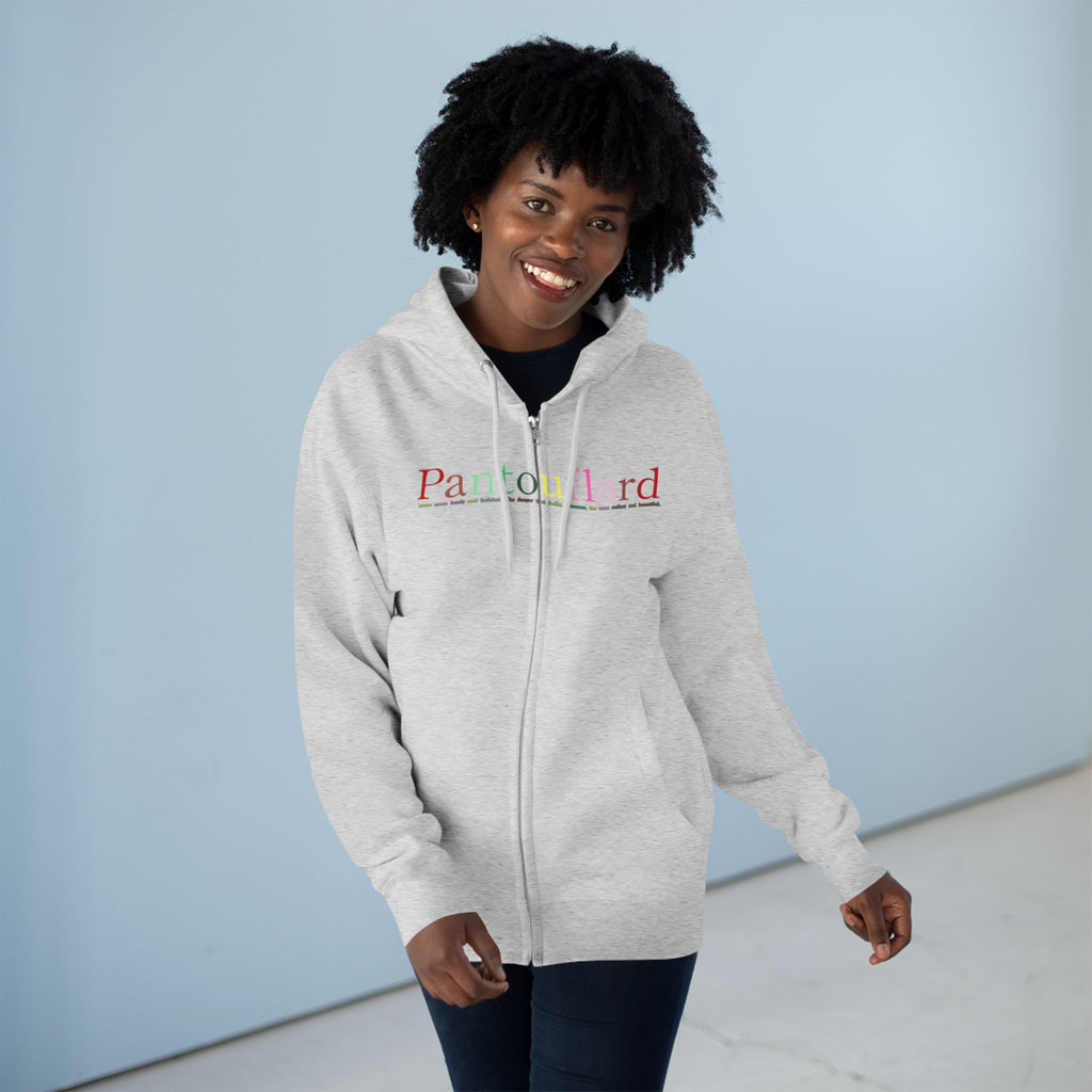 Text Zip Hoodie | Lane Seven Fleece with YKK Zipper