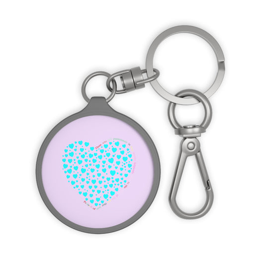 Mint Heartfelt Keyring Tag