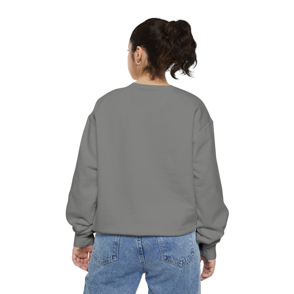 Unisex White Pantouflard Carriage Cotton Blend Sweatshirt