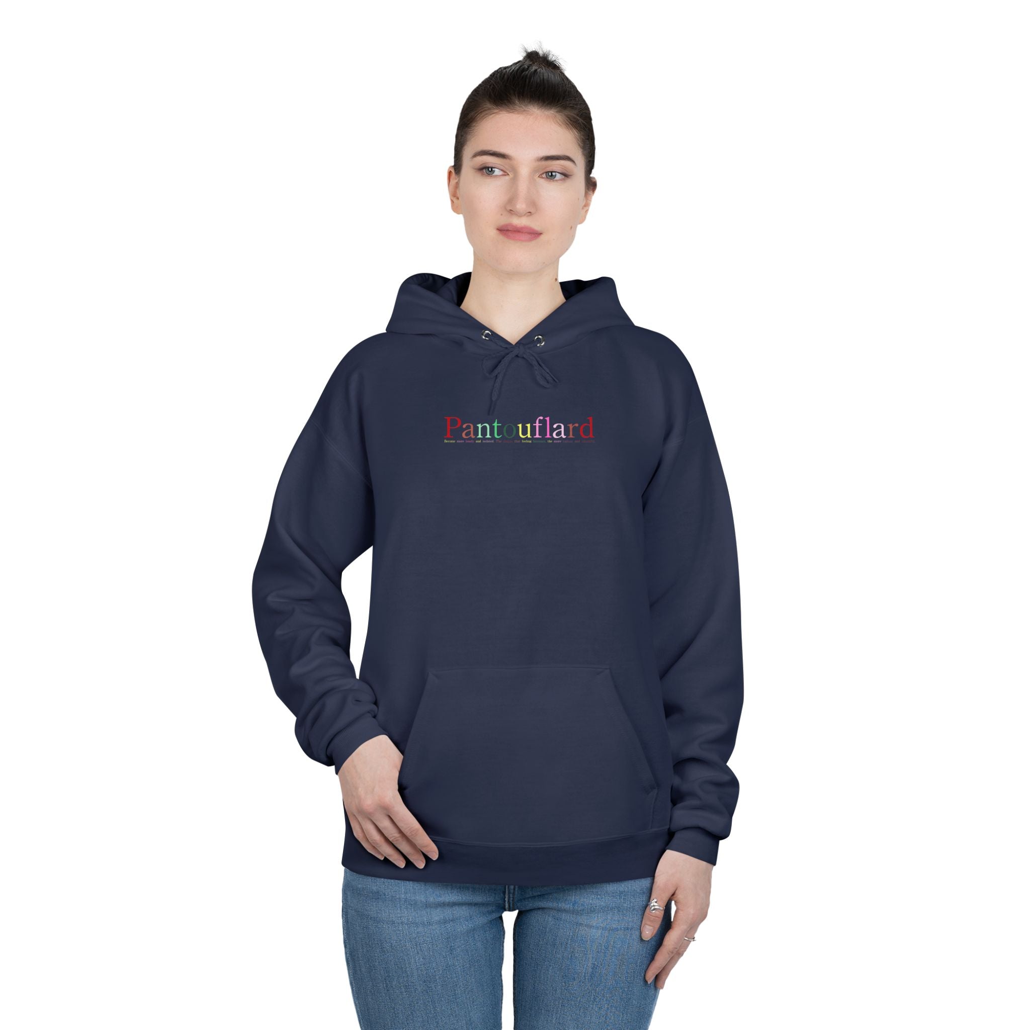 Pantouflard Graphic Eco-Fleece Hoodie | Sustainable Cotton Blend Pullover