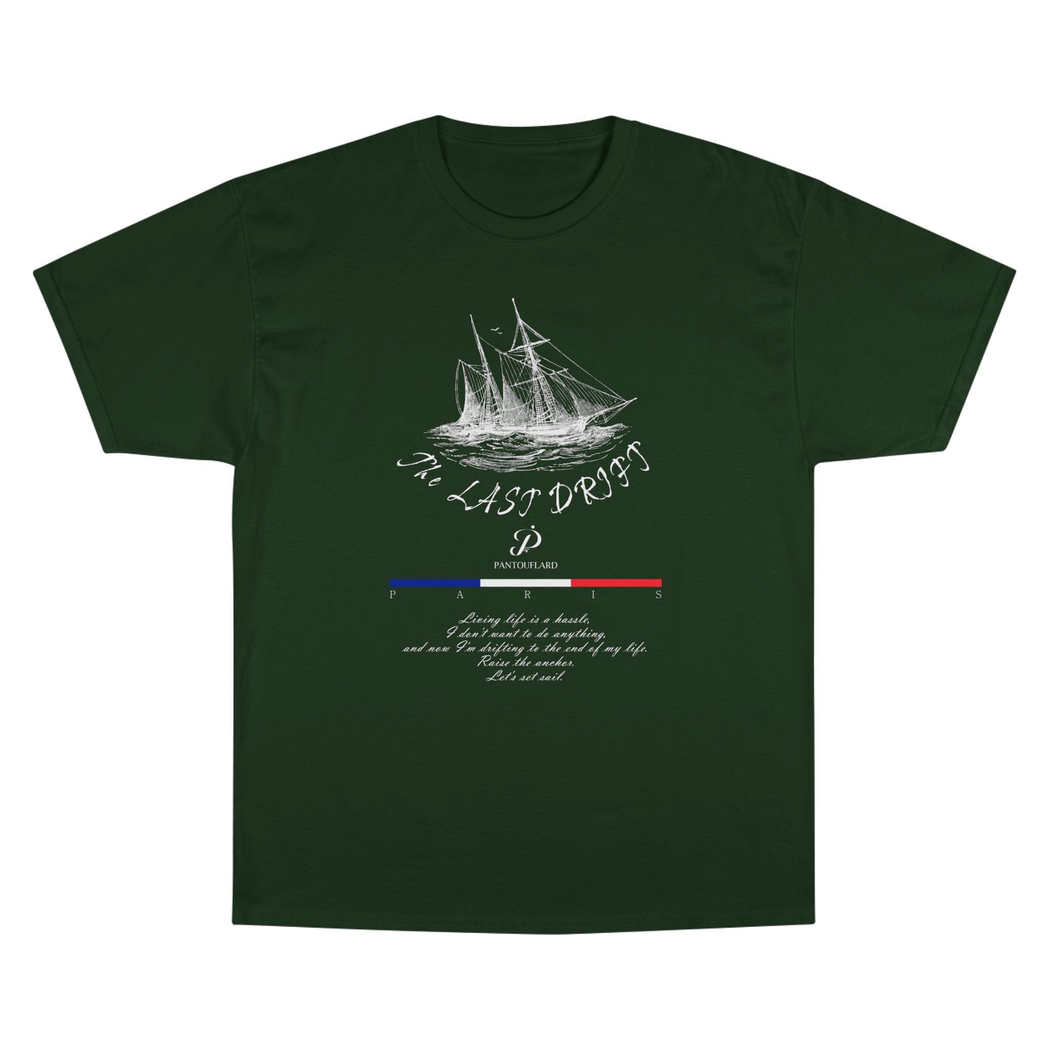 Champion Unisex Black Last Drift Cotton T-Shirt