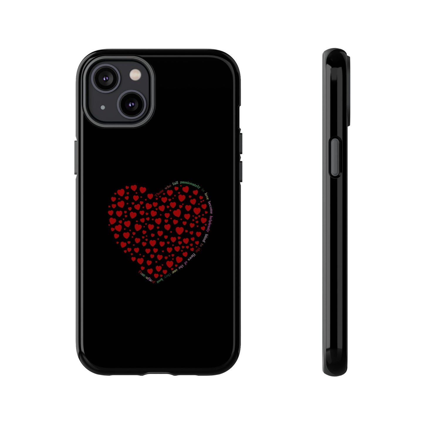 Fundas de corazón rojo para teléfonos iPhone, Galaxy, Google Pixel (54 tipos)